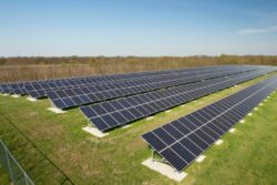 Solar farm on former landfill